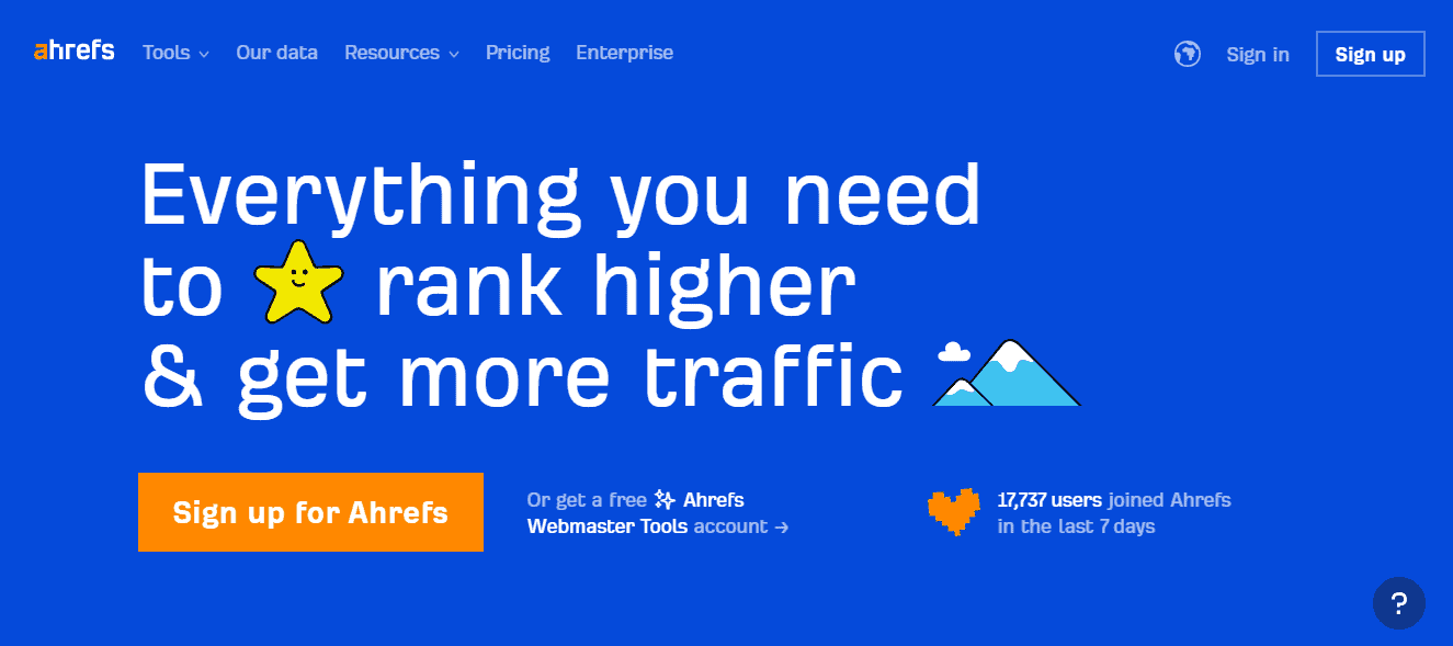 ahrefs link building tool