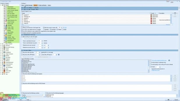 scrape targets options