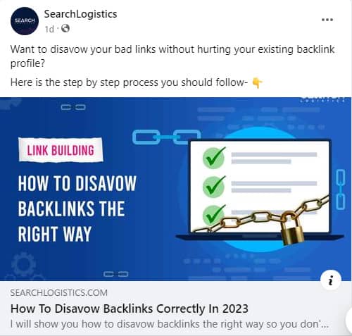 search logistics social signals