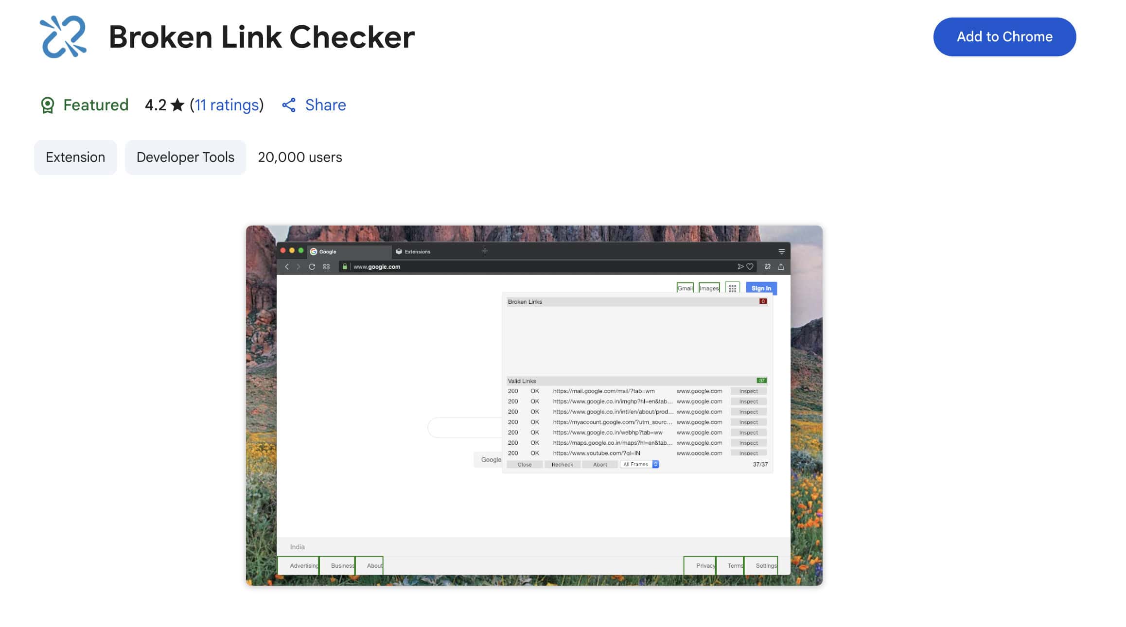 broken link checker