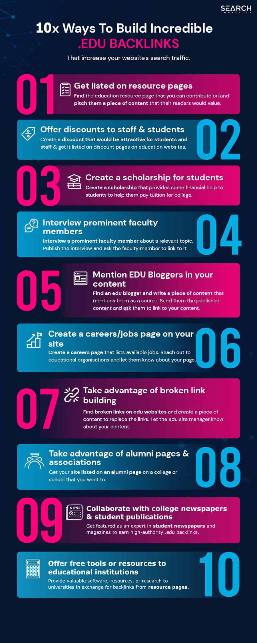 10 strategies to build edu backlinks