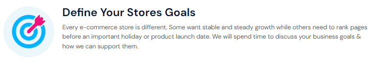 online store goals