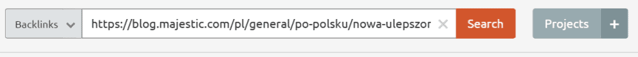 url specific search
