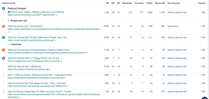 SERP Overview