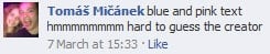 Facebook link color feedback