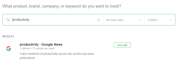 Feedly google news