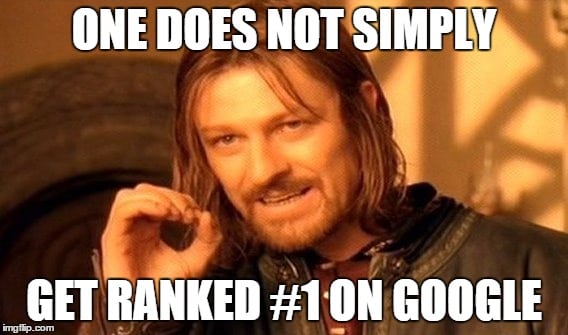 Google ranking funny meme