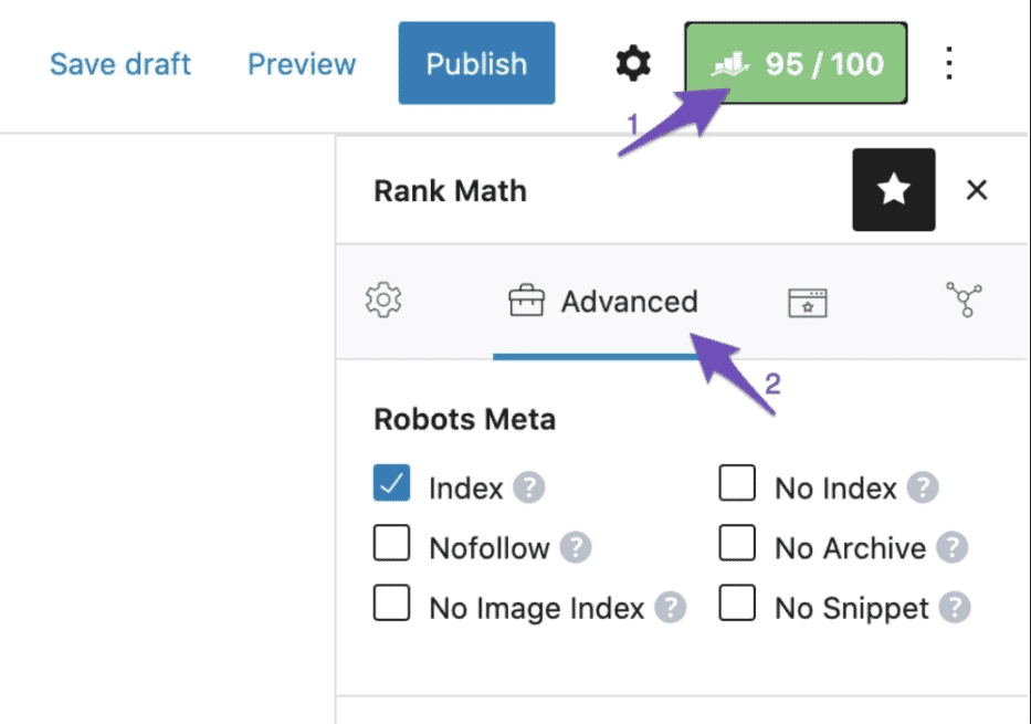 Googlebot News index under Advanced tab