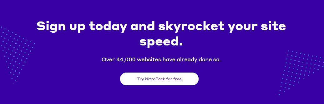 NitroPack Free Plan