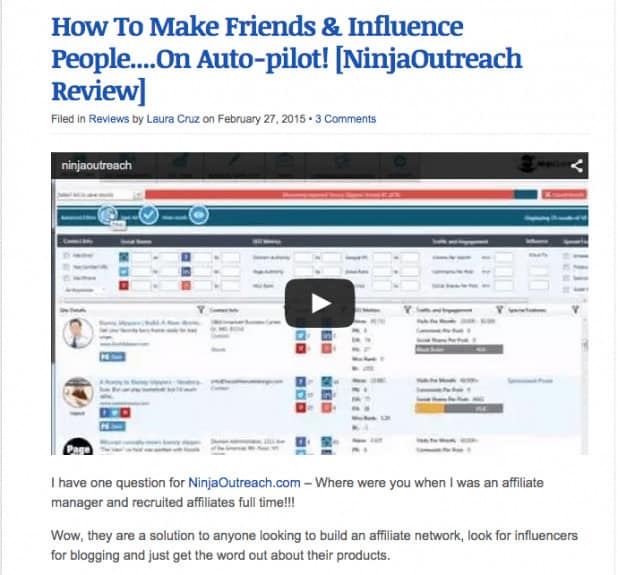 monetizing a blog with product reviews