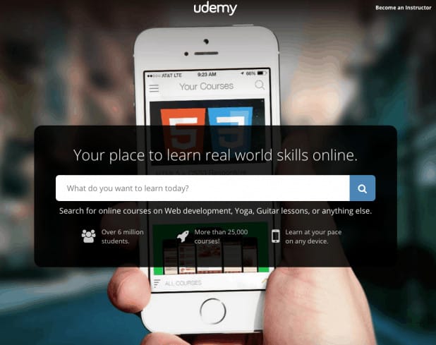 monetise blog traffic with udemy