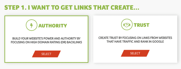 trust links or authority links