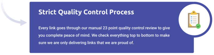 quality control process