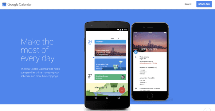 google calendar