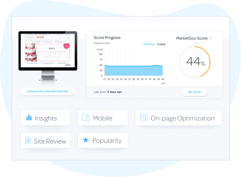 MarketGoo seo report