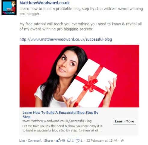 how to get email subscribers for your blog with Facebook ads