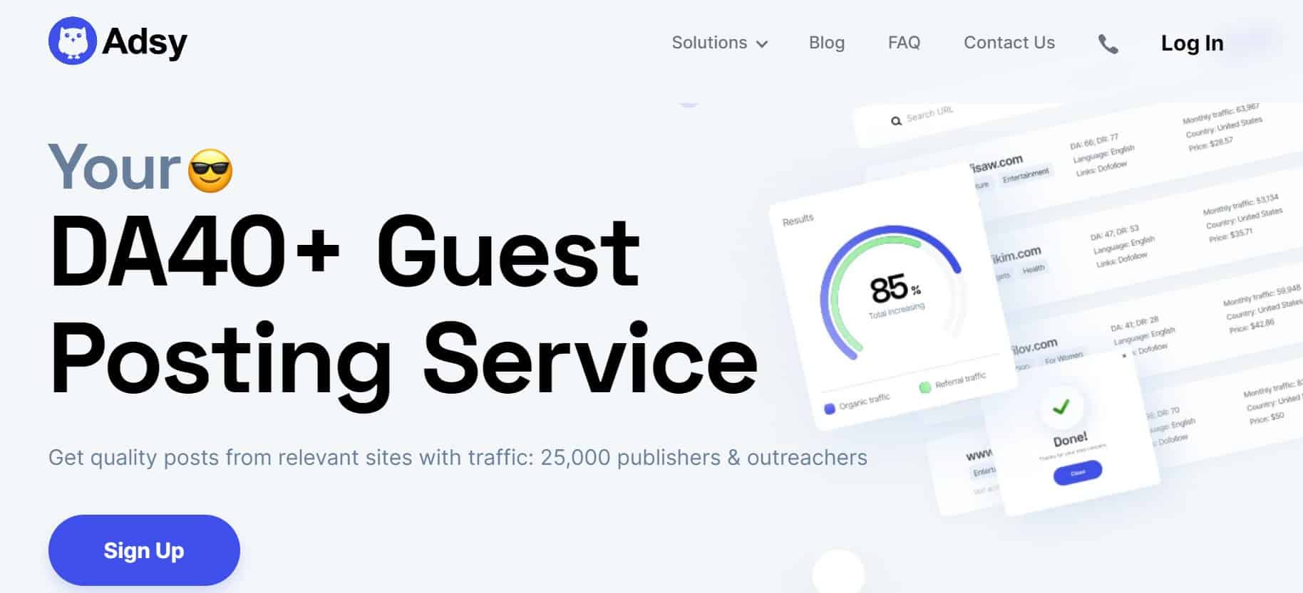 Adsy guest posting service