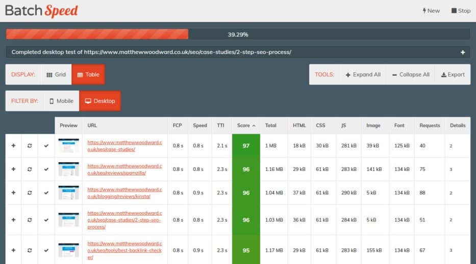 batchspeed