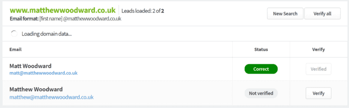 FindThatLead - a tool for finding email addresses