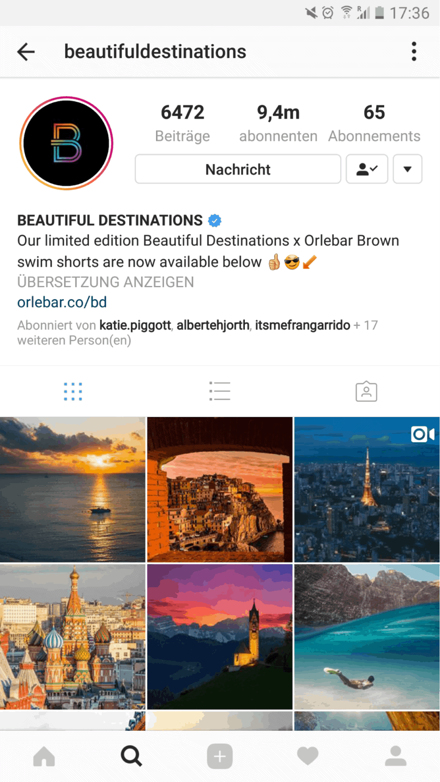 insta profile