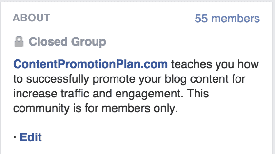 group description