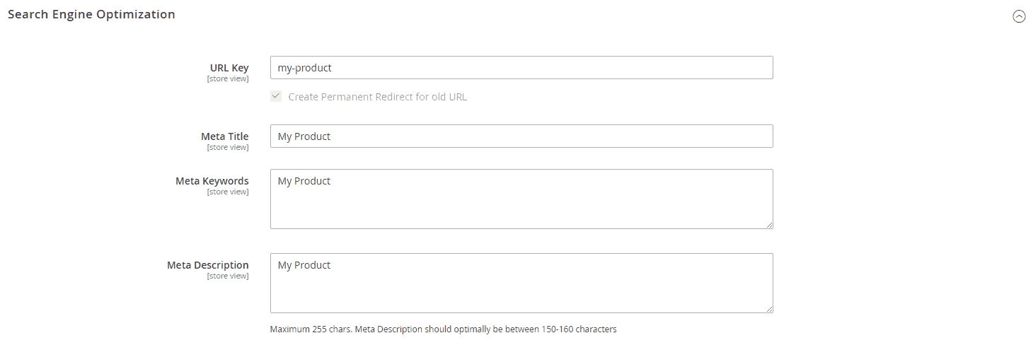 magento seo features