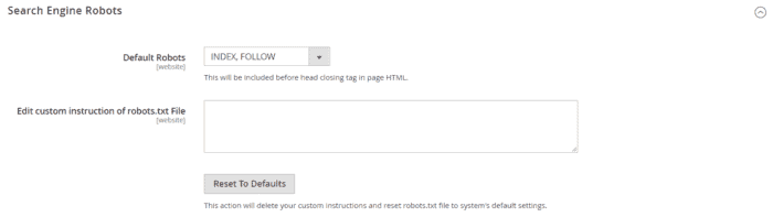magneto search engine robots