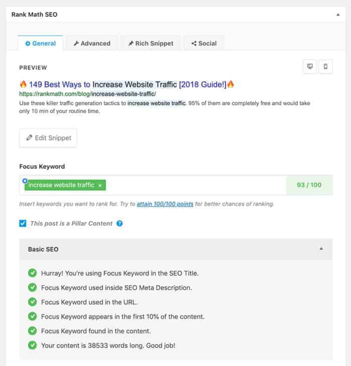 RankMath SEO Tool
