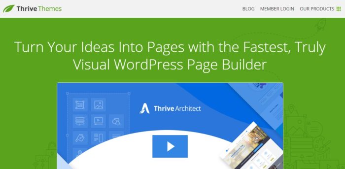 thrive themes homepage