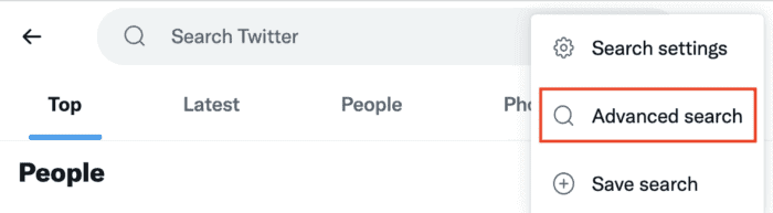 twitter advanced search