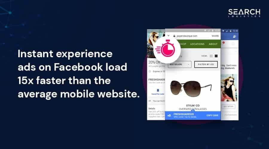 instant experience ads load faster than most websites