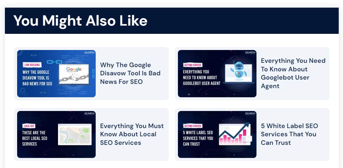 related posts section