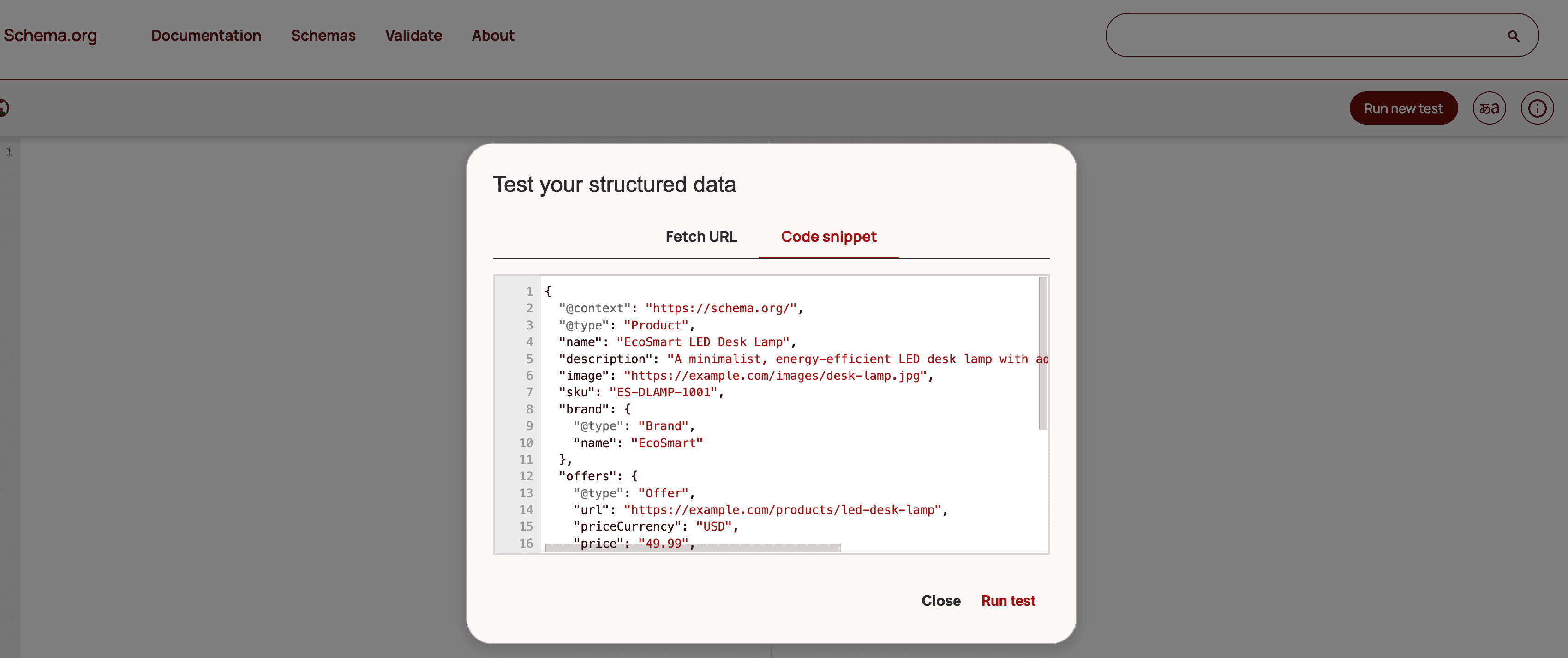 test your structured data