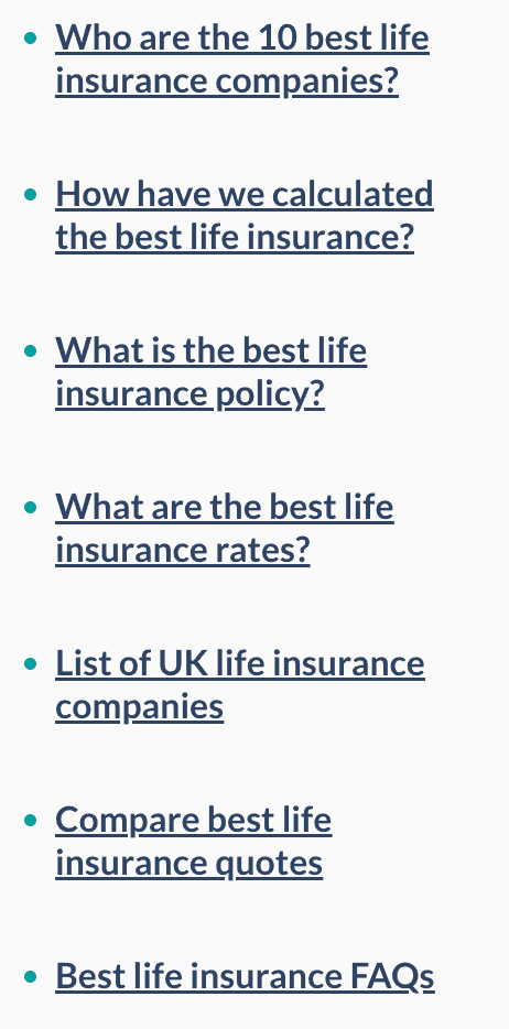 subheadings example