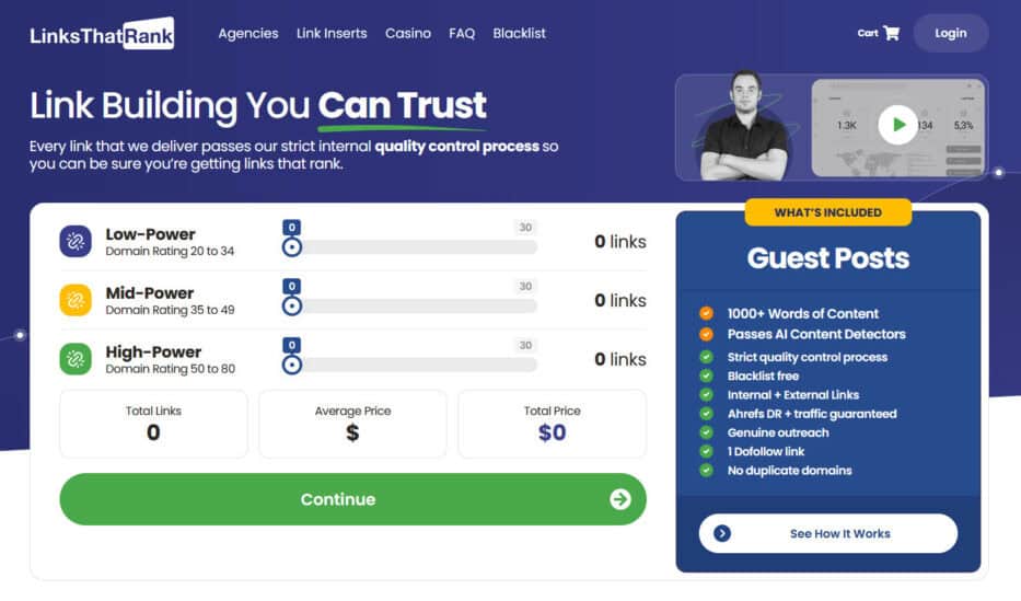 LinksThatRank have the best link building service for outsourcing