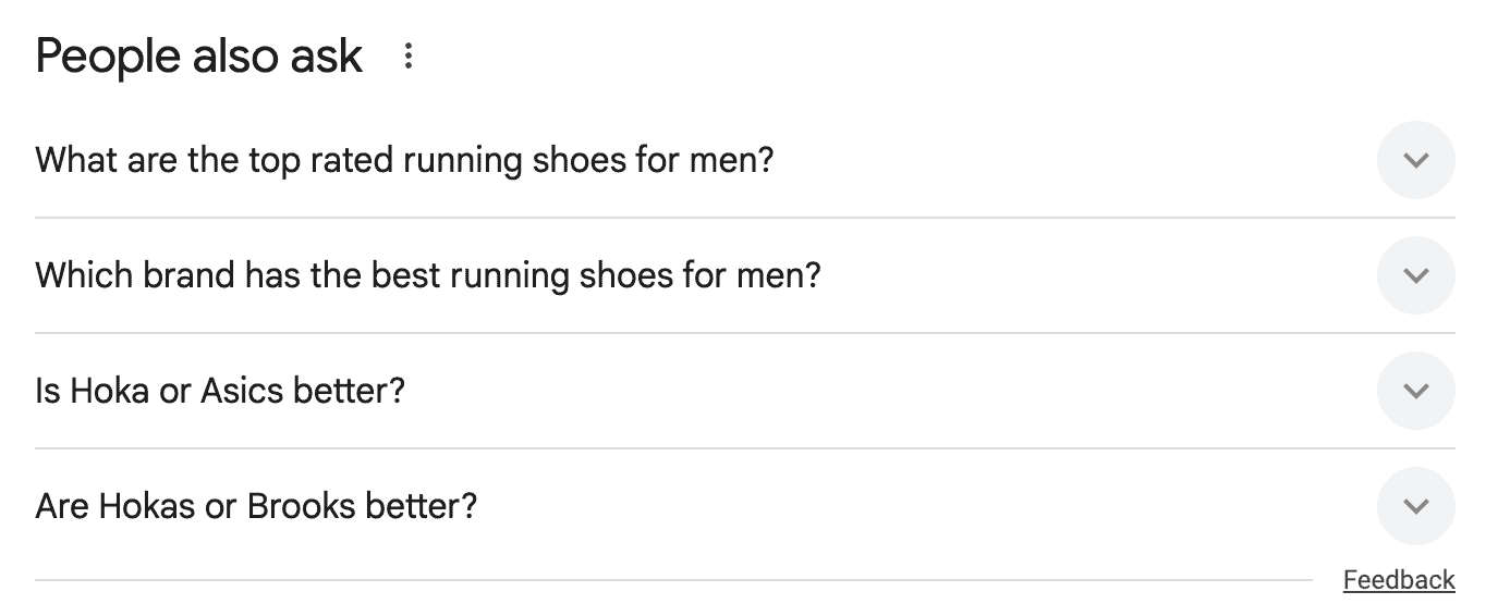 faqs from people also ask google serps