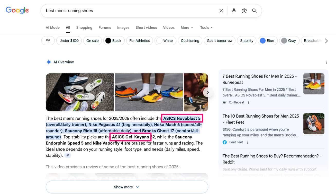 best mens running shoes