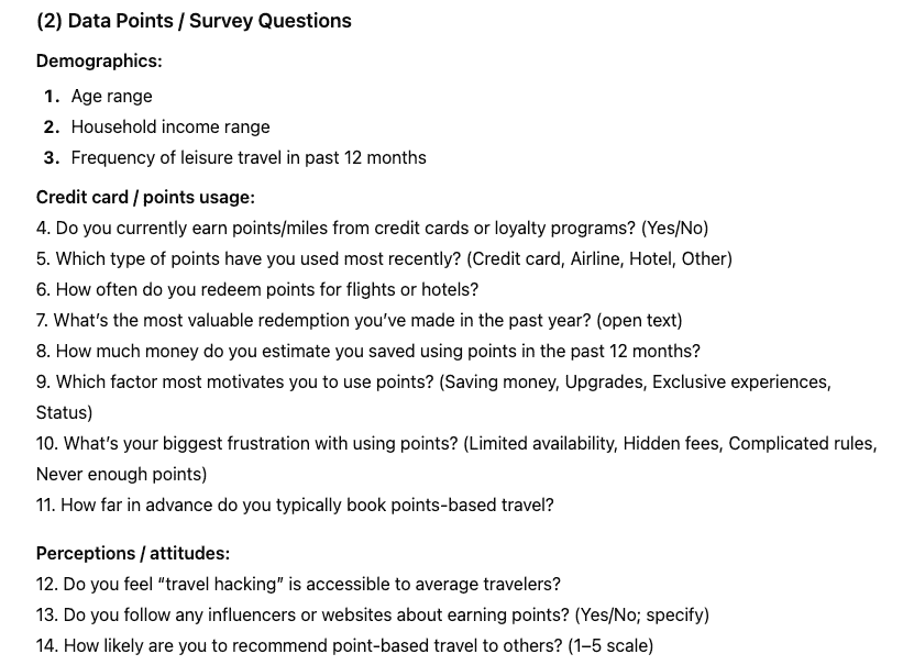 chatgpt survey questions