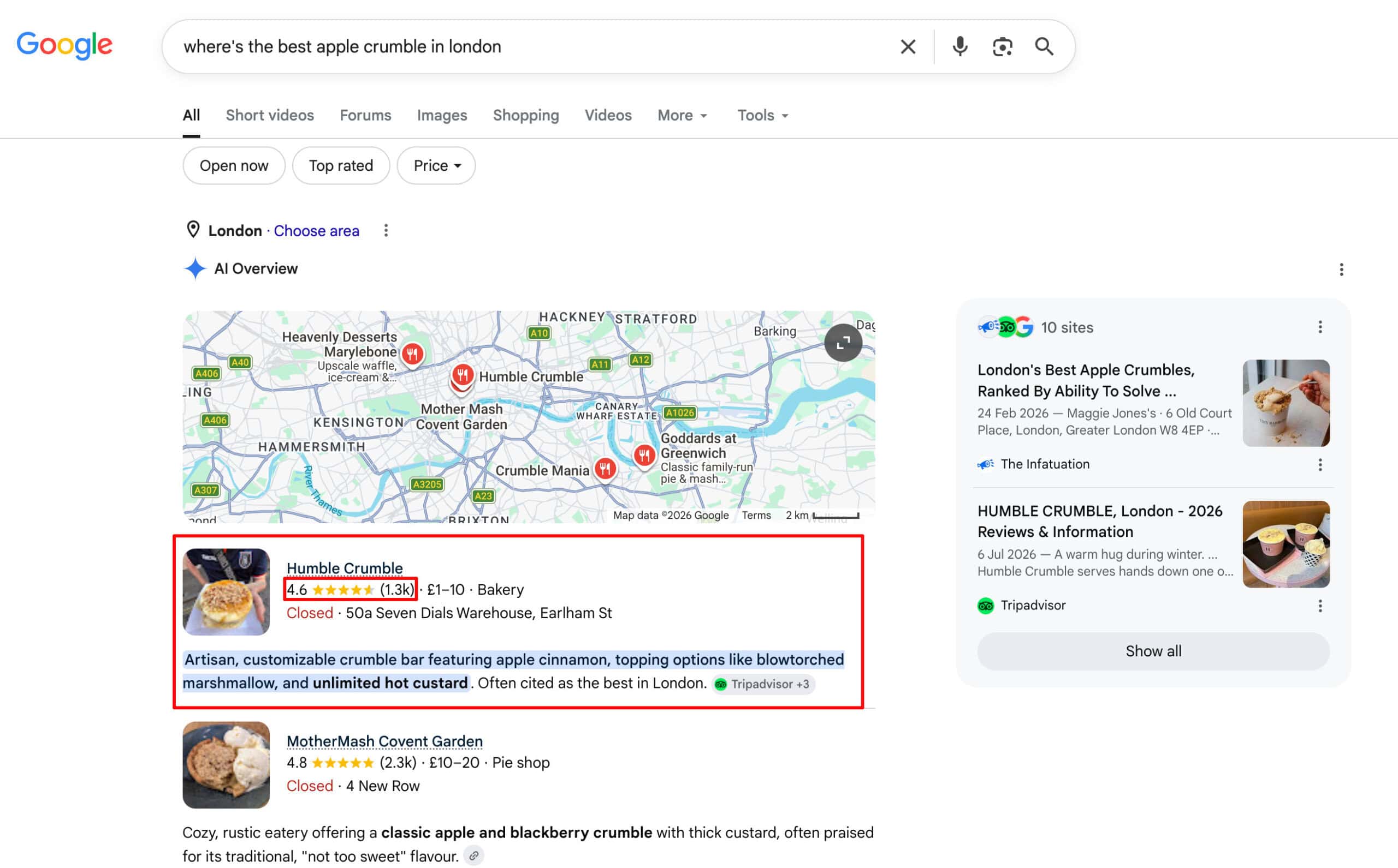 Optimized Google Business Profile